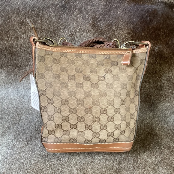 Authentic Gucci Bucket Bag Crossbody Handbag Vintage Boho Bags - Picture 3 of 10